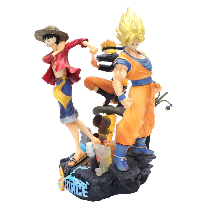 Estatua Épica JUMP – Goku x Naruto x Luffy
