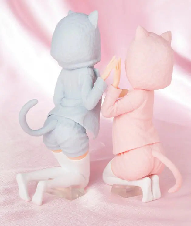 Figura Re:Zero – Rem y Ram con Orejas de Gato (13 cm)